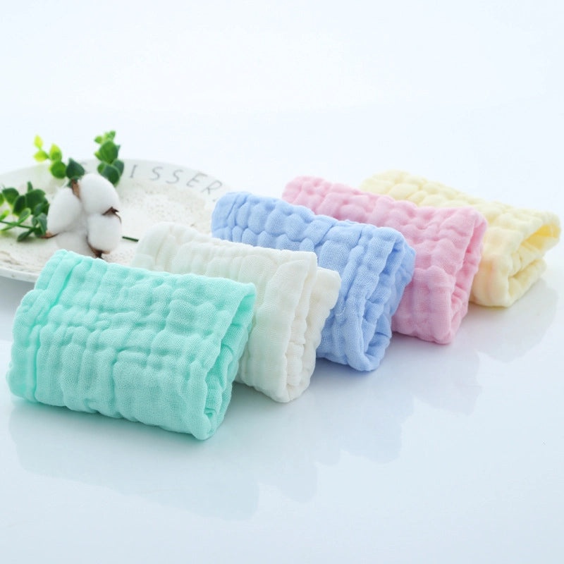 Soft Solid Color Gauze Burp Cloths for Babies|Baby Accessories