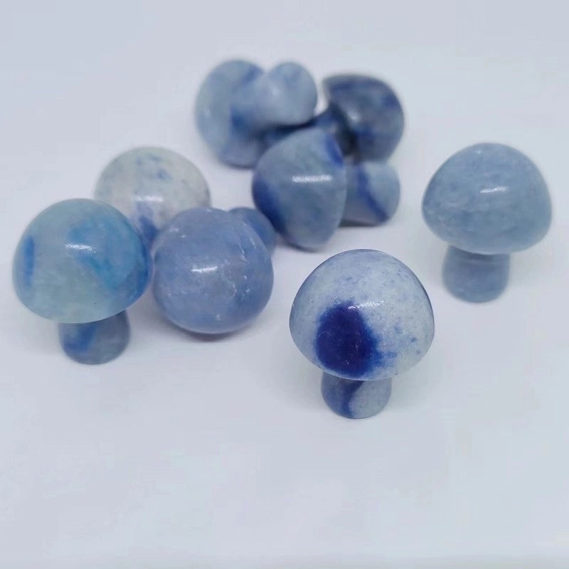 Natural 2cm Crystal Mini Mushroom Flowerpot Aquarium Decoration | Aquarium Ornaments