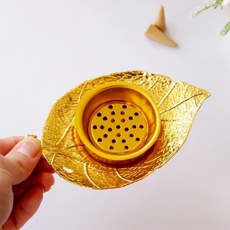 Sleek Minimalist Solid Color Metal Incense Holder | Home Decor & Aromatherapy Accessories