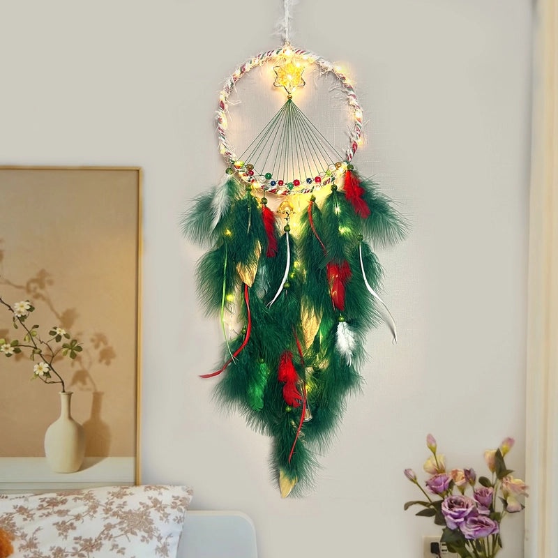Unisex Festive Christmas Wooden Wall Decor Indoor Hanging Multi-Color