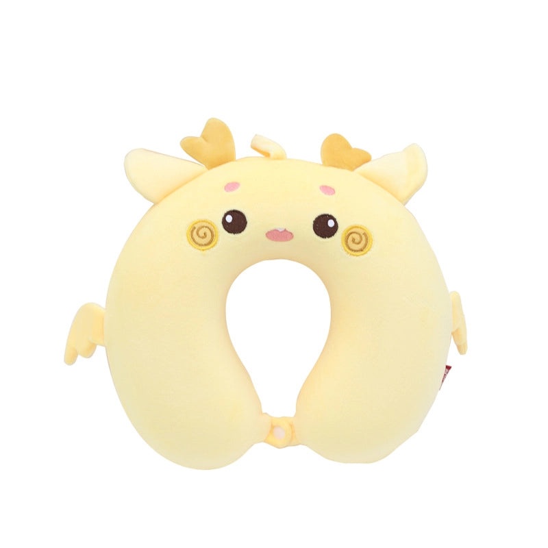 Cartoon Memory Foam U-Shaped Neck Pillow for Travel, Office, and Home | Travel Accessories
