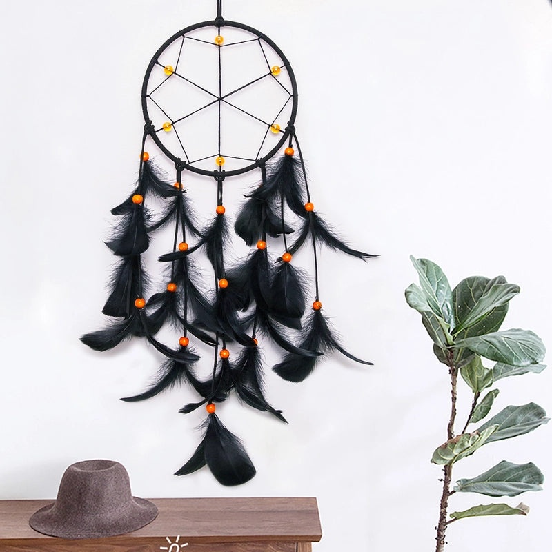 Halloween Feather Grid Earrings Casual Minimalist Design for Holiday Party Accessories|Jewelry & Accessories
