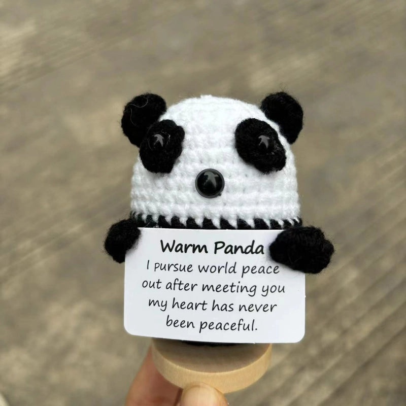 Handmade Wool Knitted Penguin Plush Toy for Stress Relief and Fun | Toys & Games