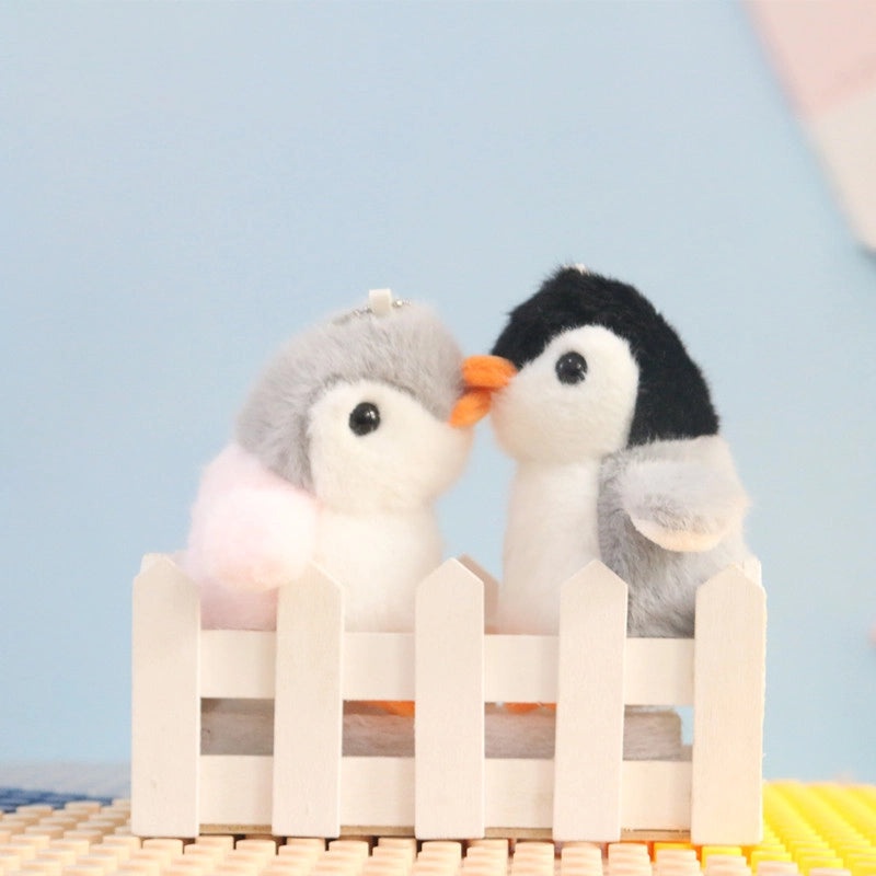 Cute Japanese Penguin Plush Doll Keychain Pendant for Couples Students Boys Girls Gift|Keychains & Bag Charms