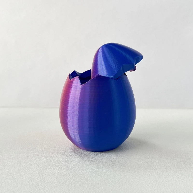 Multicolor Gradient Egg Shaped PLA Toy | Educational Toys & Collectibles