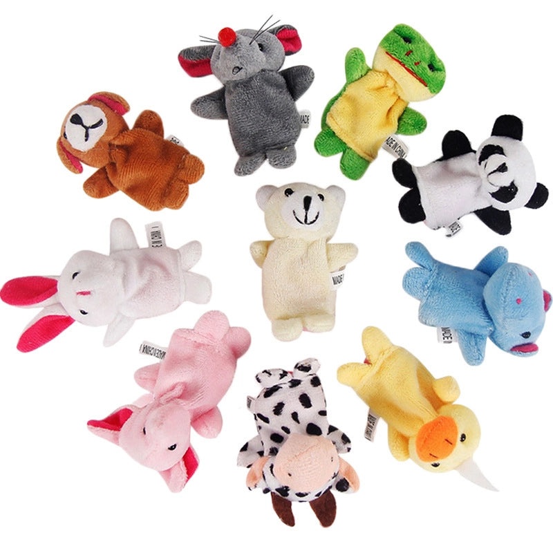 Cute Mini Plush Finger Dolls for Kids|Children's Toys