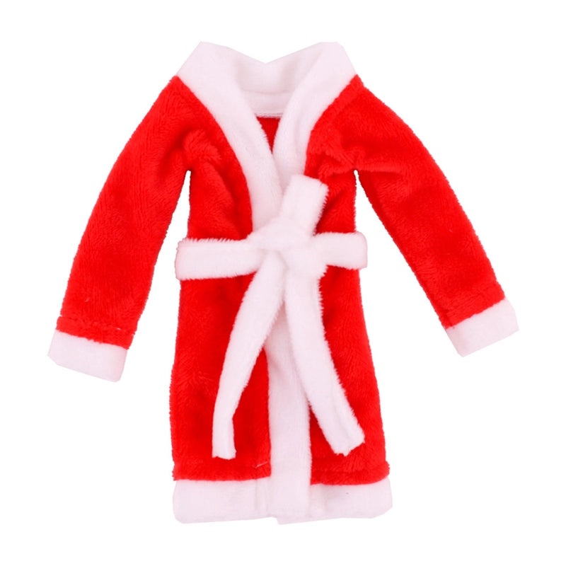 Christmas Elf Doll Accessories Set 4 pcs 26-30cm Bobby Doll Sleeping Bag Chef Clothes Nightgown|Doll Accessories