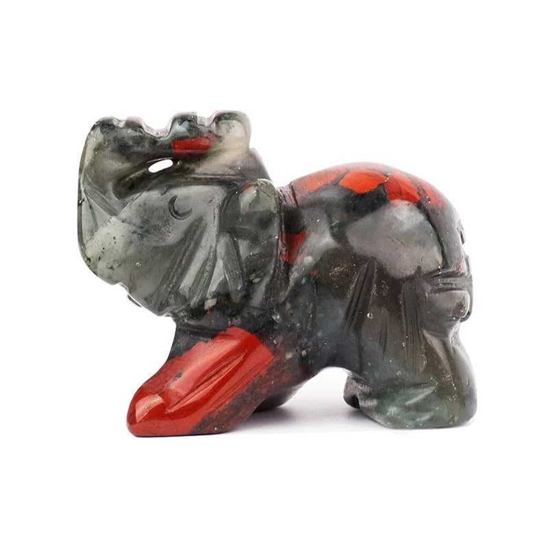 Set of 5 Minimalist Elephant Crystal Figurines | Home Decor Ornaments|Artificial Decorative Accessories|Elegant Table Decorations|Gift Ideas|Deco