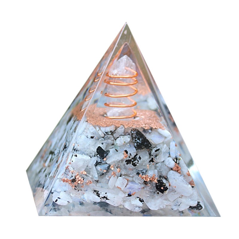 Classic Geometric Acrylic Crystal Pyramid Decor|Home Decor