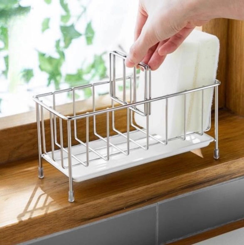 Minimalist Stainless Steel Kitchen Storage Rack|Kitchen Storage & Organization