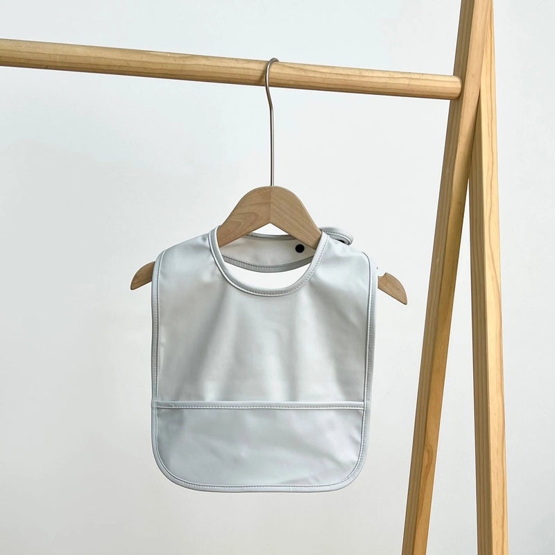 Waterproof Baby Bib with Cartoon Print Sleeveless PU Spit Bag Soft Infant Feeding Accessory|Baby Accessories