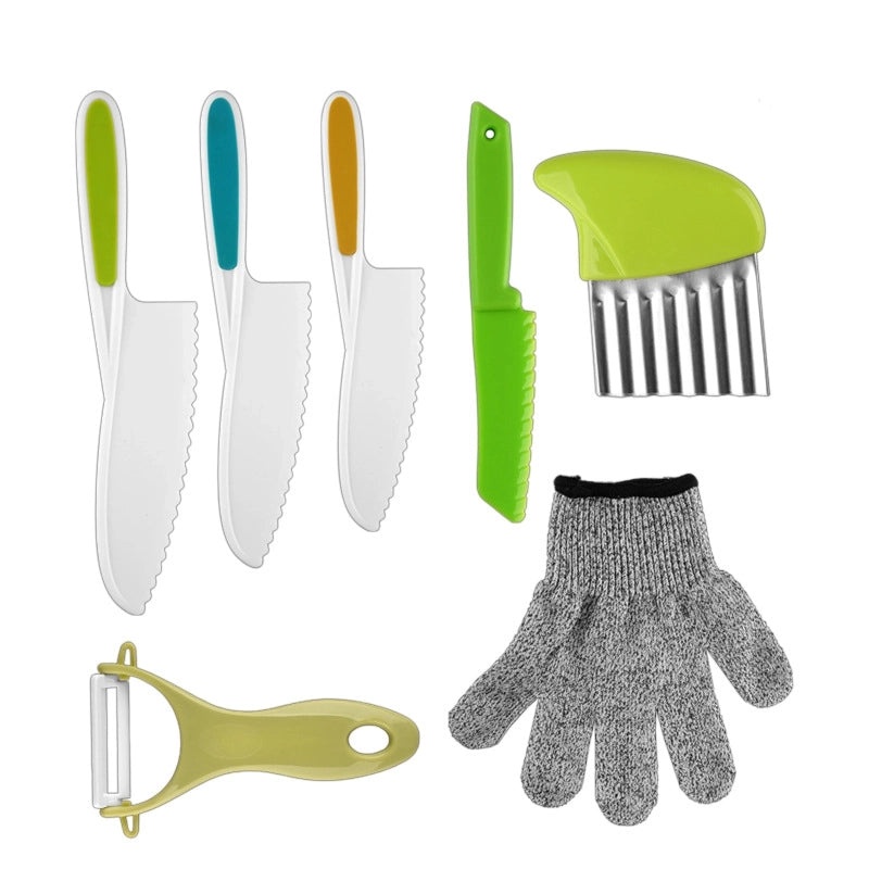 Plastic Cutting Board and Fruit Knife Set for Everyday Use | Kitchen Tools & Gadgets