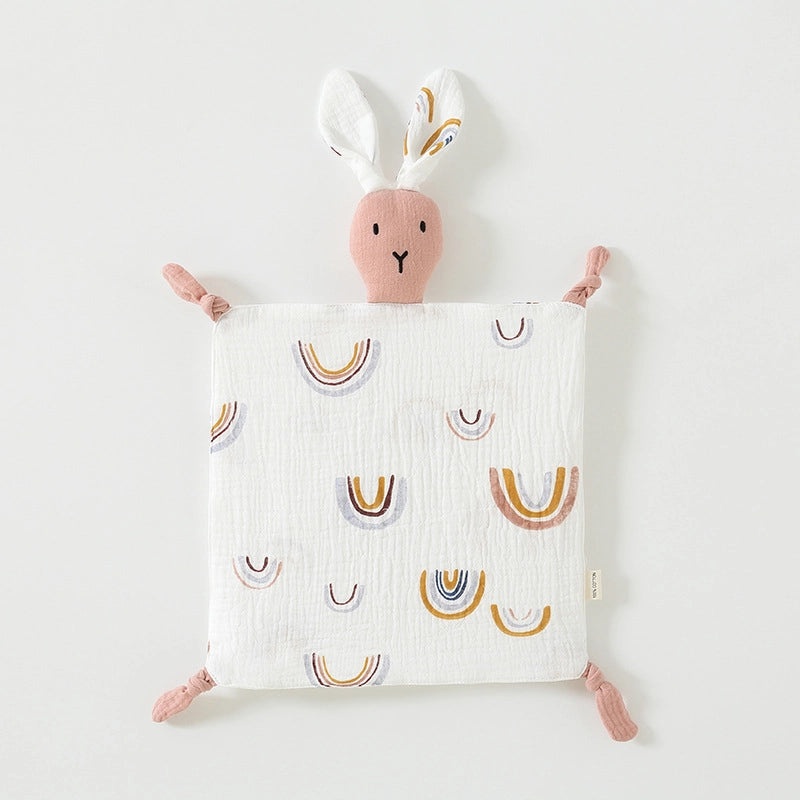 Soft Cotton Baby Rabbit Soothing Doll Blanket with Antennae | Baby Comfort Toys