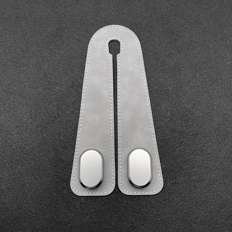 Hidden Double Car Seat Hooks Suede Rear Organizer Holder for Bags and Storage|Car Accessories