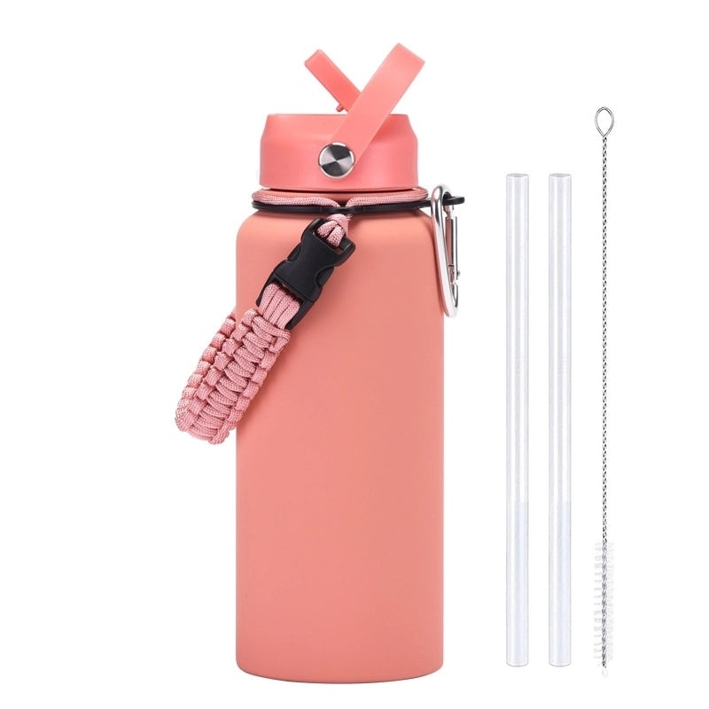 Stainless Steel Water Bottle Single Piece Casual Solid Color | Drinkware & Hydration