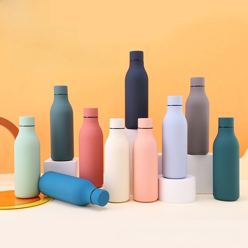 Stainless Steel Vacuum Coke Bottle Double Layer 304 Large Capacity Sports Water Cup|户外运动水杯