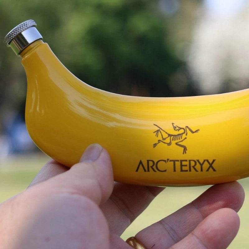 5 Oz Banana Stainless Steel Mini Hip Flask Creative High-Grade Small Flask|Drinkware & Barware