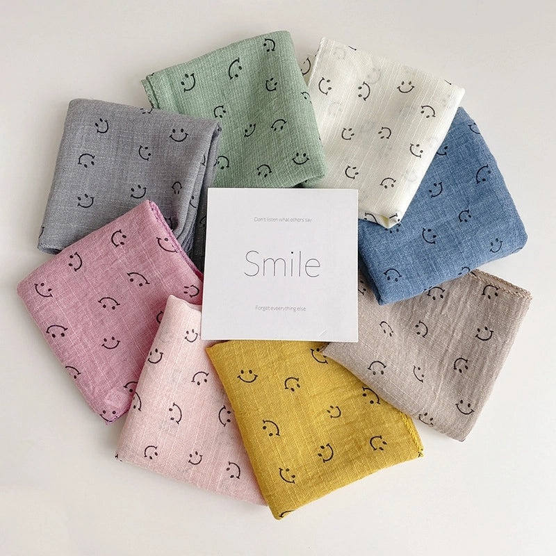 Adorable Smiling Face Cotton Blend Baby Accessories Set|Baby Accessories