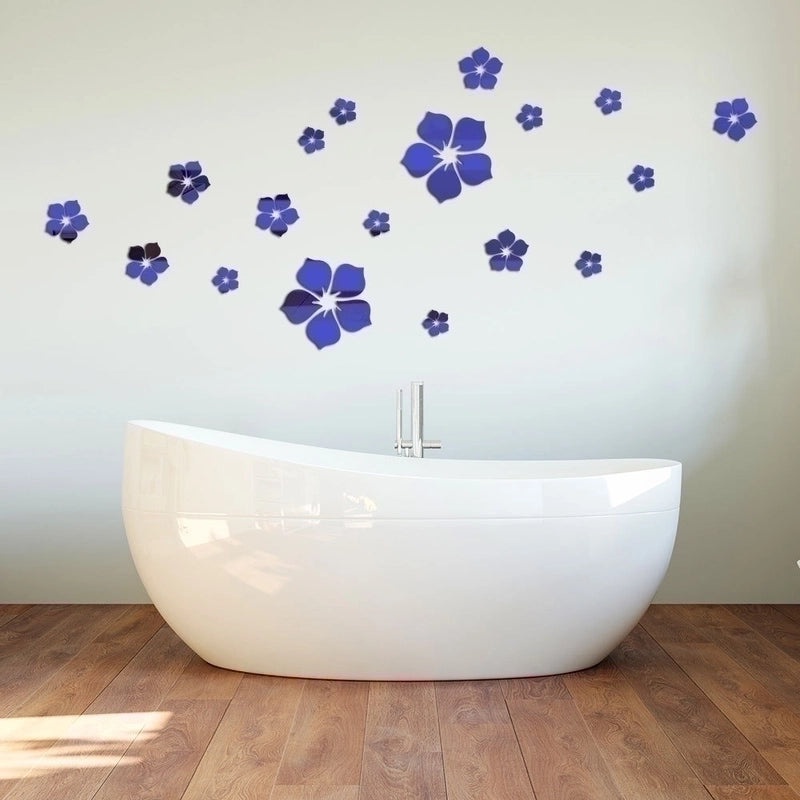Elegant Floral Acrylic Wall Decal | Home Decor Wall Stickers