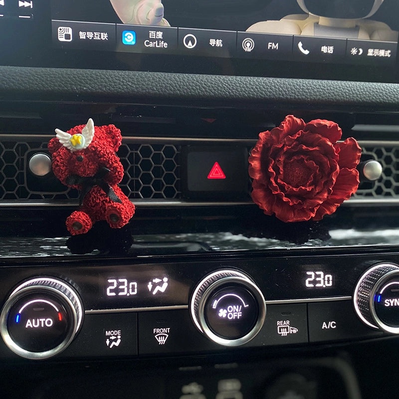 Bear Shaped Flower Scented Gypsum Decor | Home Fragrance & Aromatherapy