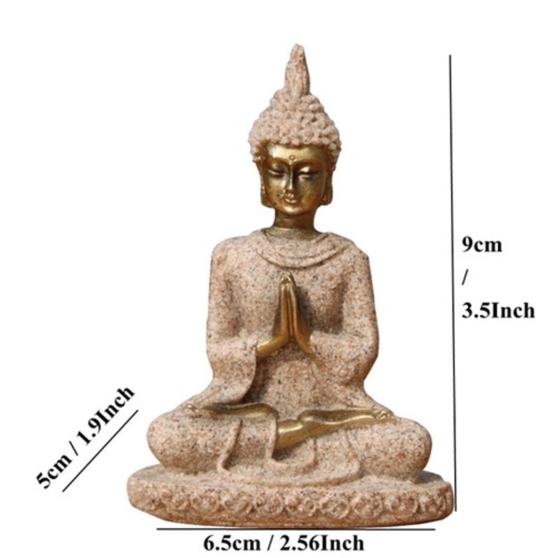 Vintage Buddha Resin Figurines for Home Decor | Home Decor & Ornaments