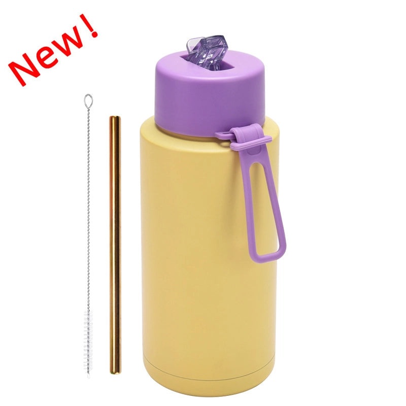 Insulated Stainless Steel Thermos Mug in Solid Colors for Everyday Use|Drinkware & Thermoses