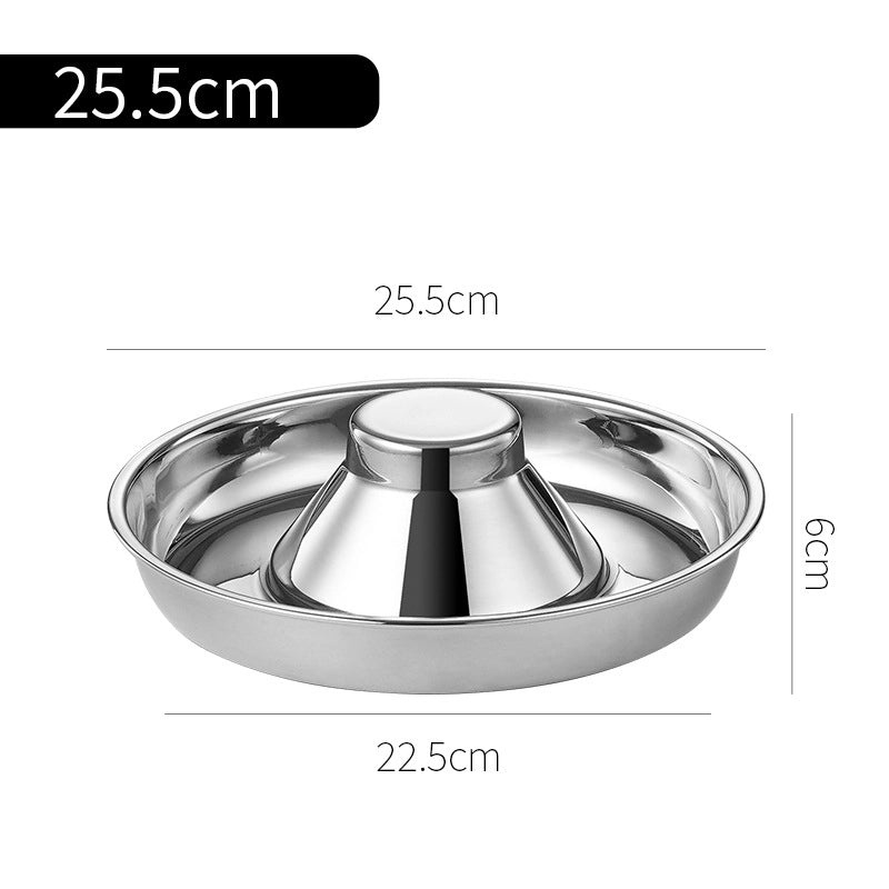 Stainless Steel Pet Food Bowl with Anti-Spill Stopper for Cats and Dogs | Pet Feeding Bowls