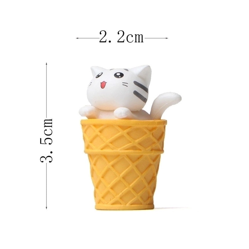 Adorable Cat PVC Figurine Single Piece | Collectible Figurines & Miniatures