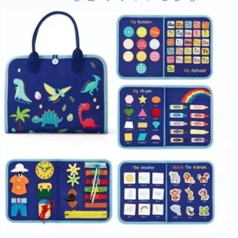 Soft Animal Felt Book for Toddlers 3-6 Years|Educational Baby Toys