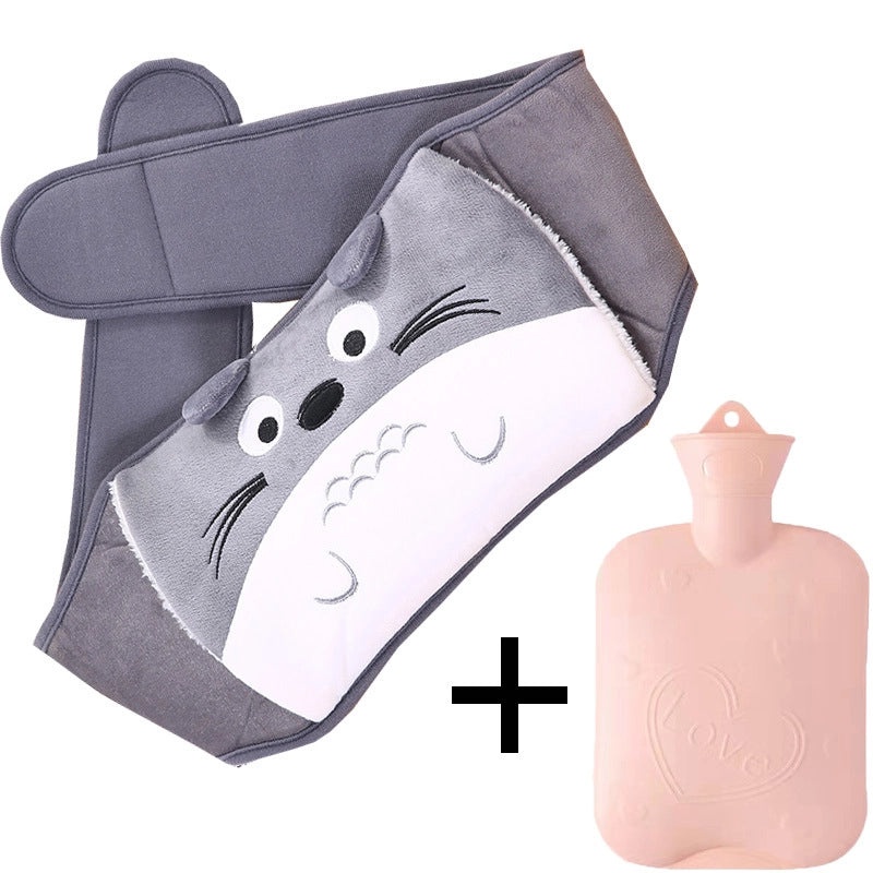 Plush Hot Water Bag with Protective Belt for Waist and Hands Warmth | Home & Personal Care