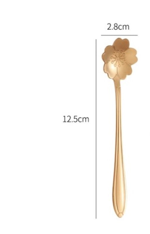 Elegant Floral Stainless Steel Spoon | Kitchen Utensils