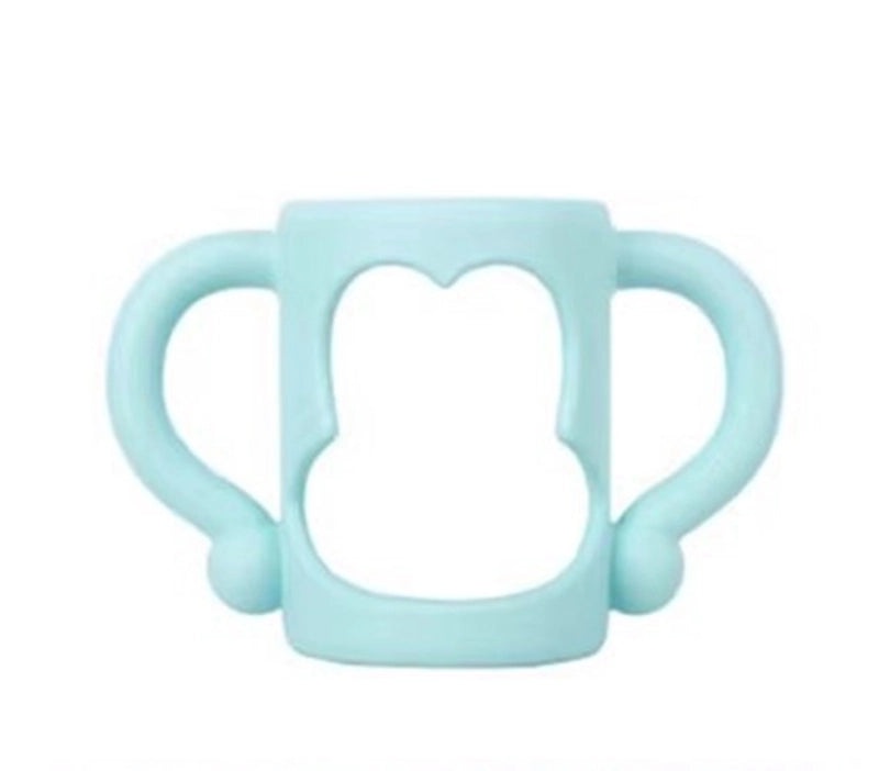 Adorable Solid Color Silicone Feeding Bottle 1pc | Baby Feeding Accessories