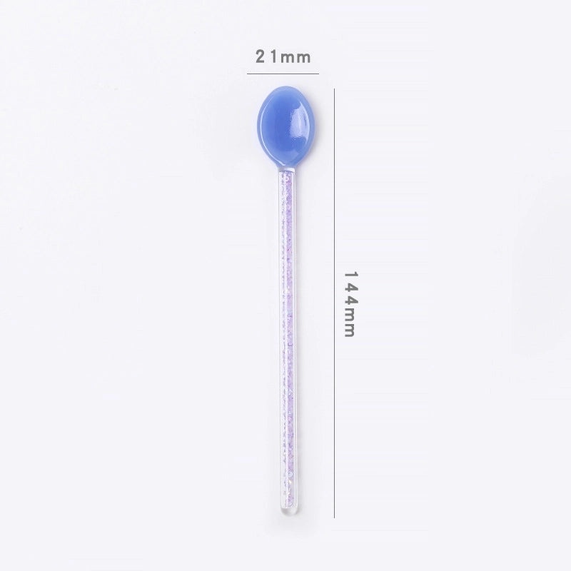 Clear Glass Spoon Minimalist Design|Kitchen Utensils