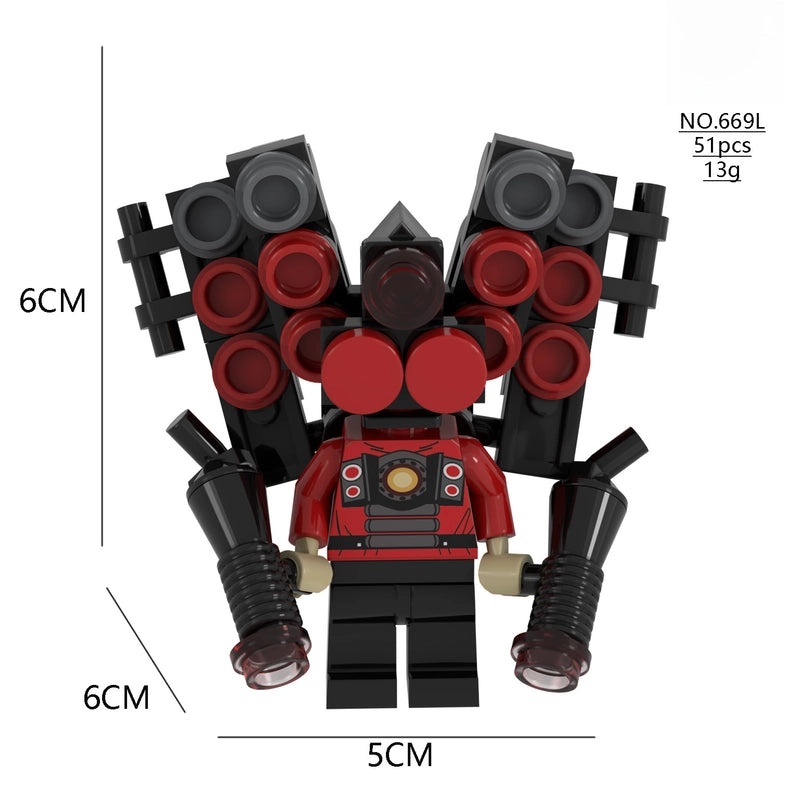 Skibidi Toilet Titan Monitor Speaker Toy TV Man Doll|Toys & Collectibles