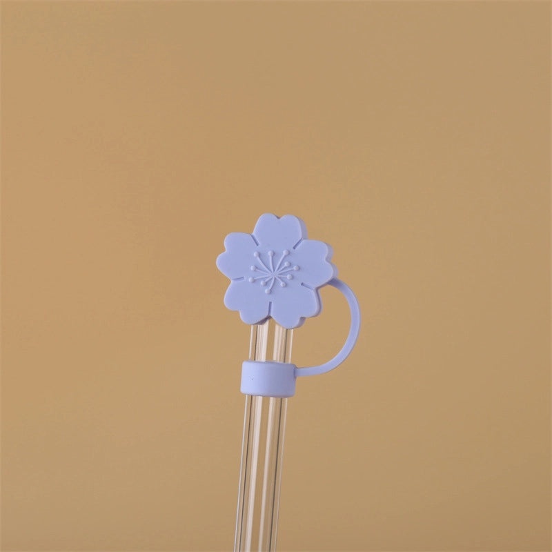 10mm Glass Straw Dust Cover Stainless Steel Cap for Large Diameter Straws Milk Tea Accessories|Drinkware Accessories