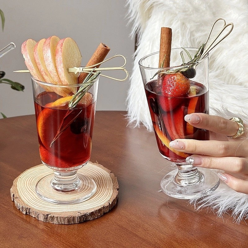 Elegant Solid Color Glass Wine Tumbler for Banquet & Daily Use