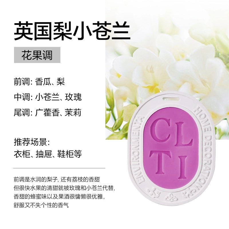 Aromatherapy Gypsum Wax Slice Solid Perfume Pendant for Home Wardrobe Car Fragrance Gift | Home Fragrance Accessories