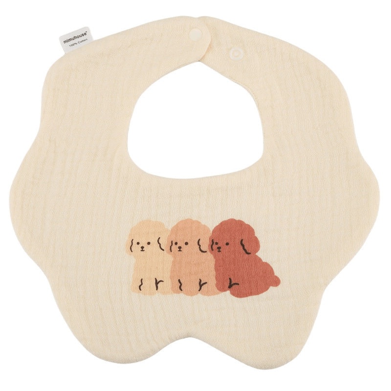 Adorable Animal Cherry Blossom Cotton Baby Burp Cloths Soft Infant Accessories|Baby Essentials