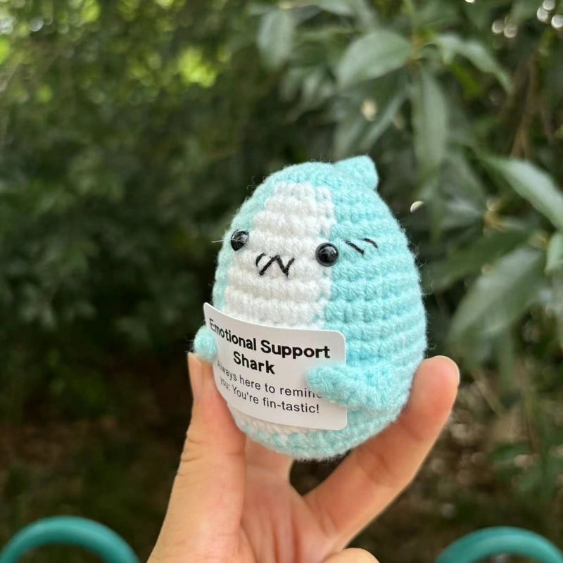 Handmade Wool Knitted Penguin Plush Toy for Stress Relief and Fun | Toys & Games