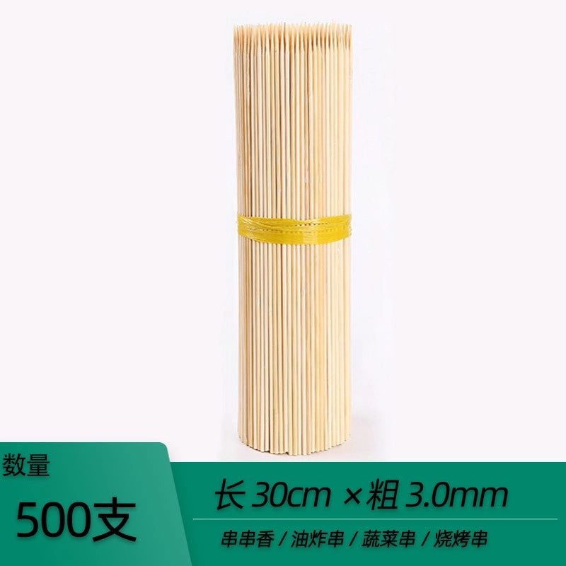 Disposable Bamboo Skewers for BBQ Grilled Meat and Fruits | Kitchen & Dining Accessories
