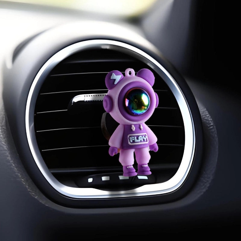 Cartoon Lightning Bear Car Air Outlet Aromatherapy Sheet, Car Perfume Vent Decoration|Car Accessories