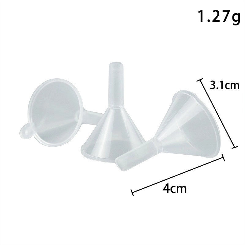 300 Pieces Minimalist Solid Color Plastic Funnels for DIY Crafts and Cosmetics | Craft Supplies