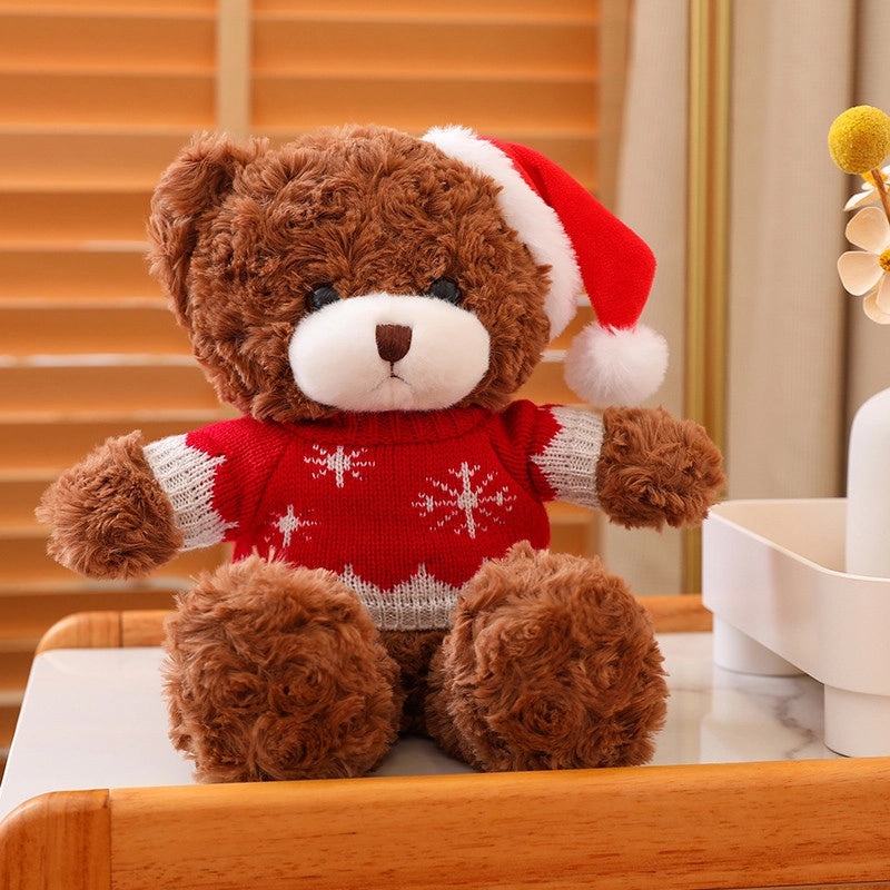 Christmas Plush Bear Stuffed Animal Soft PP Cotton Toy Gift for Kids|Stuffed Animals & Plush Toys