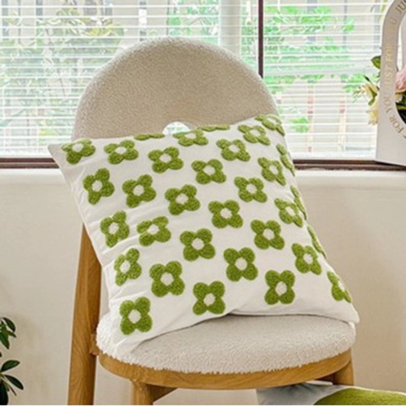 Minimalist Cotton Linen Plant Print Pillow Covers for Couch Sofa Decoration|Home Decor Pillows