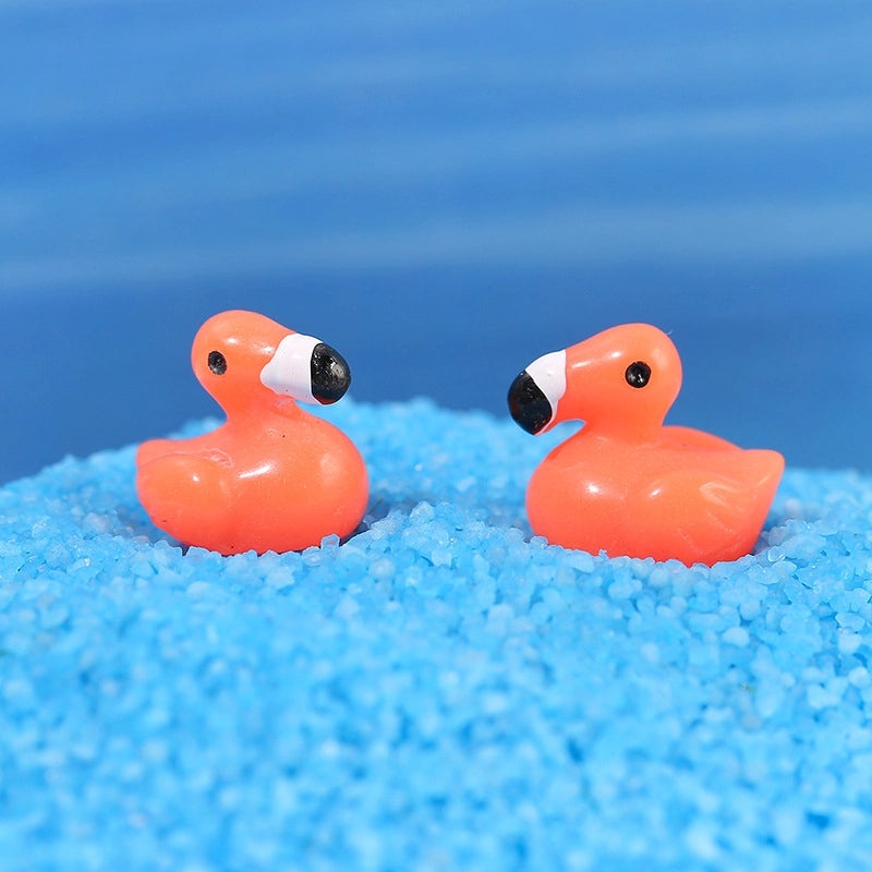 Flamingo Miniature Succulent Garden DIY Resin Figurines Small Animal Landscaping Accessories|Home Decor & Garden Ornaments