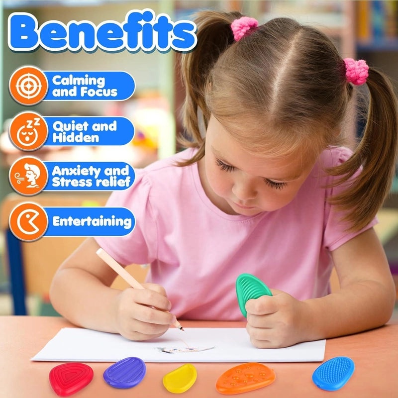 Geometric Silicone Fidget Toys for Toddlers Ages 3-6 | Educational Toys and Sensory Play