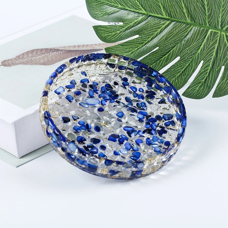 Elegant Round Resin Crystal Pendant Necklace|Jewelry & Accessories