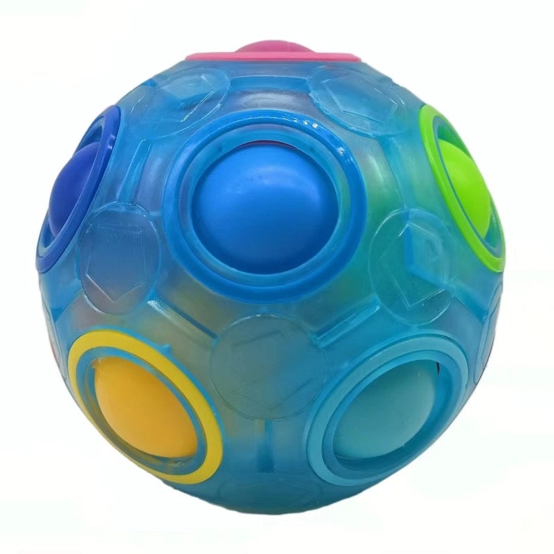 Puzzle Palm 12-Hole Football Puzzle Ball Puzzle Cube Glow Gyro Toy | Puzzle & Brain Teasers