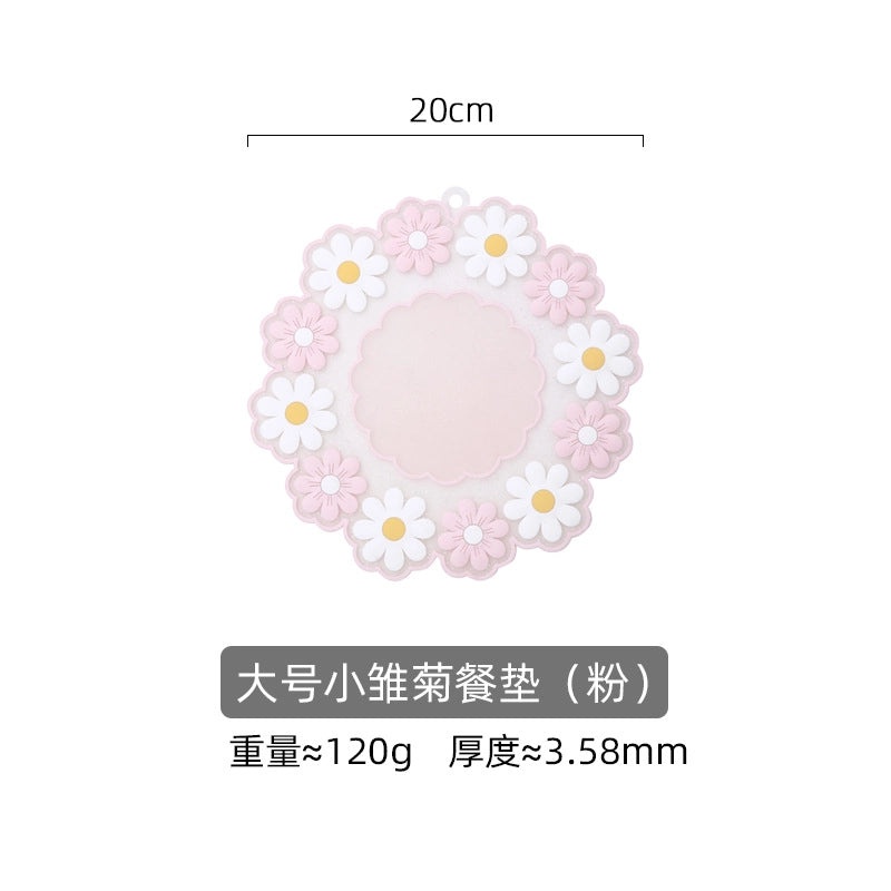 Rustic Floral PVC Placemat for Dining Table|Home & Kitchen Tableware