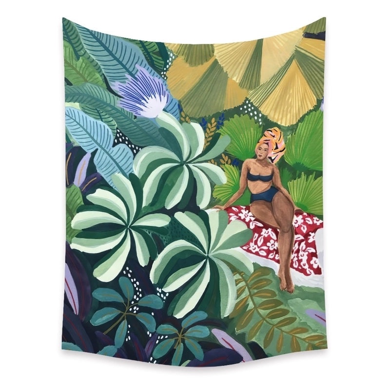 Stylish Comic Art Tapestry Wall Hanging Background Cloth | Home Decor & Wall Art